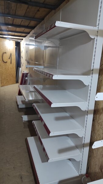Rafturi metalice supermarket, gondole metalice si accesorii rafturi