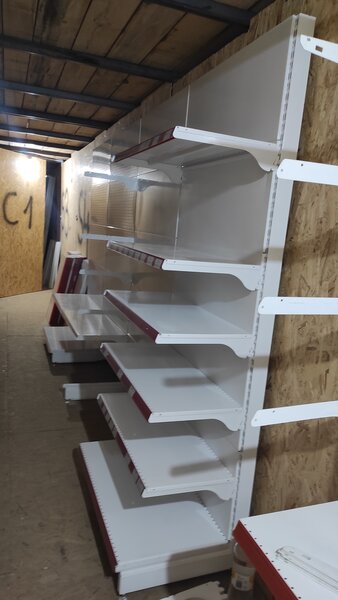 Rafturi metalice supermarket, gondole metalice si accesorii rafturi